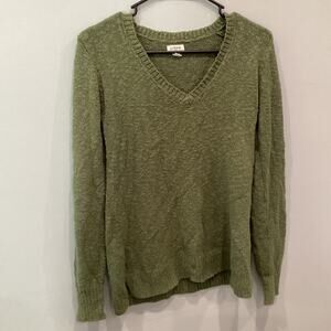 J.Crew Womens Sweater Size XXS Green Fisherman Preppy Forest Fairy Fall Popover